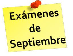 examenes septiembre indicaciones